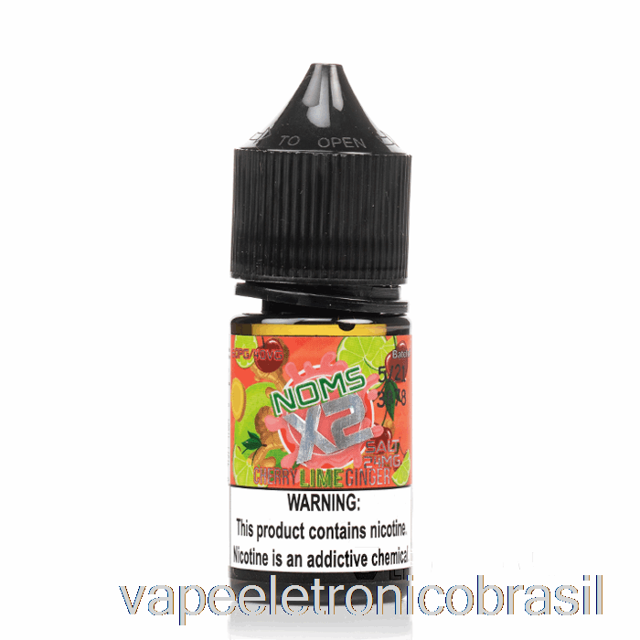 Vape Recarregável Sal De Gengibre Limão Cereja - Nomenon E-líquidos - 30ml 48mg